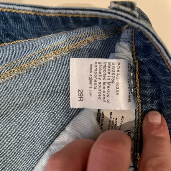 AG-ED Adriano Goldschmied Denim Jeans Size 29R Classic Blue Premium Stretch 💗 - Picture 5 of 8